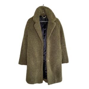 J. Crew Olive Teddy Jacket